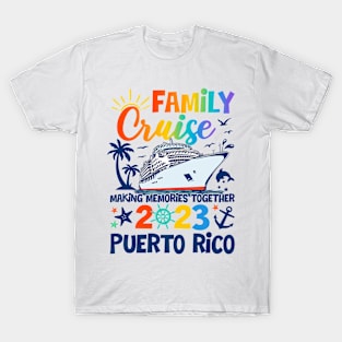 Puerto Rico Cruise 2023 Family Friends Group Vacation Matching T-Shirt